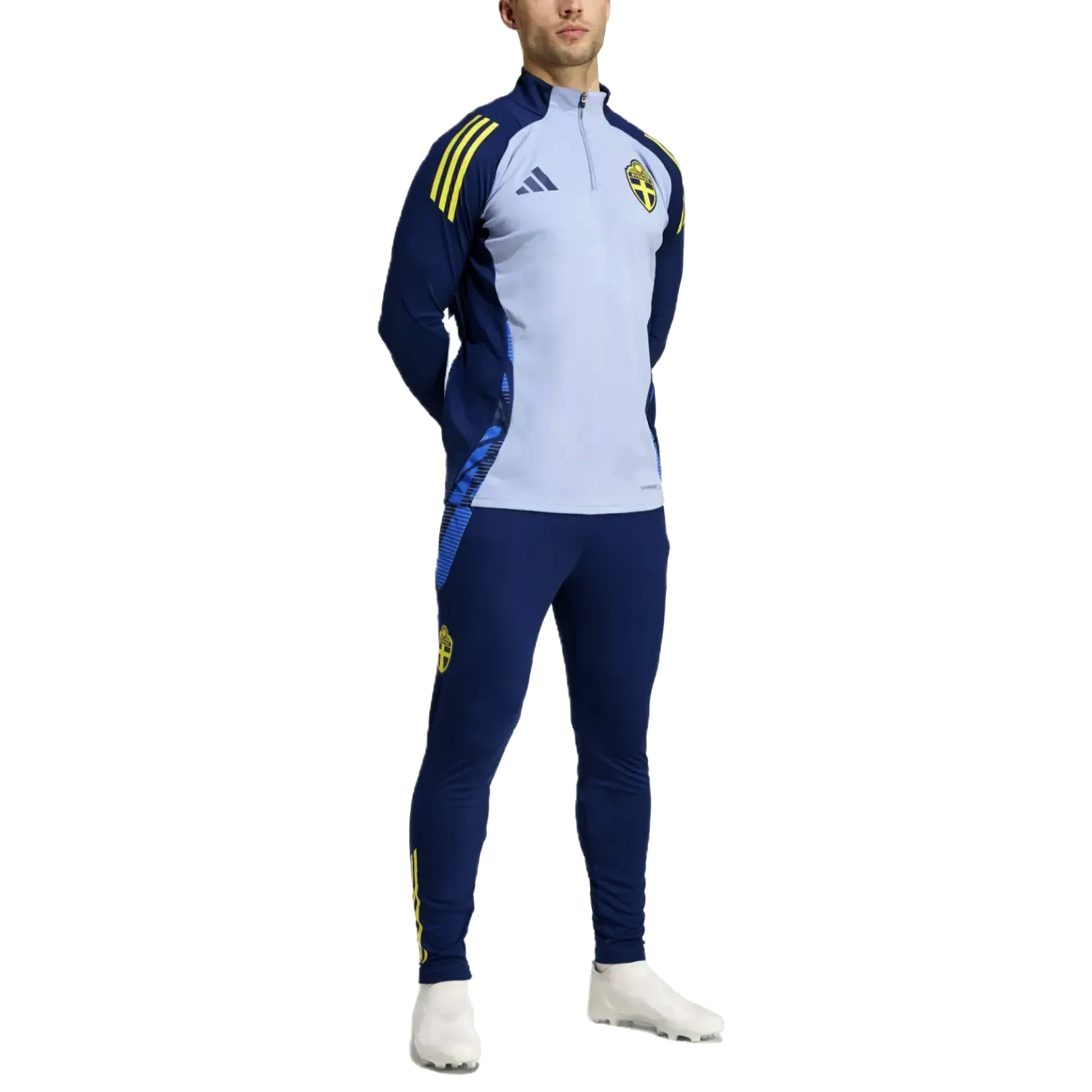 Sweden training technical soccer tracksuit 2024/25 - Adidas-2