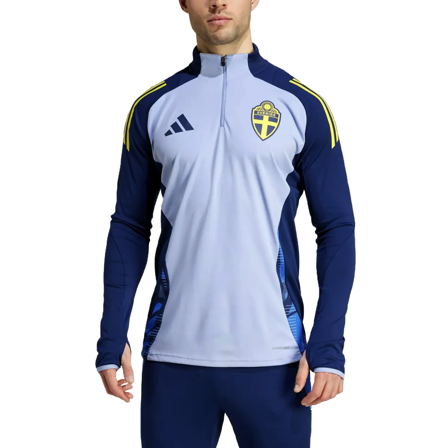 Sweden training technical soccer tracksuit 2024/25 - Adidas-1