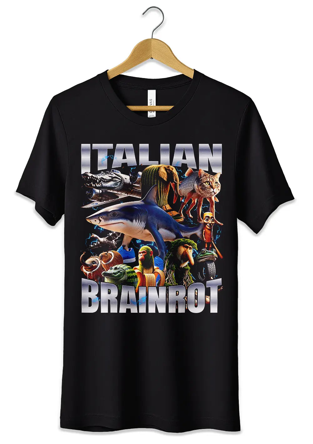 T-Shirt Maglietta Italian Brainrot Superstar-0